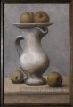 Nature morte au pichet et aux pommes 1913 cubiste Pablo Picasso